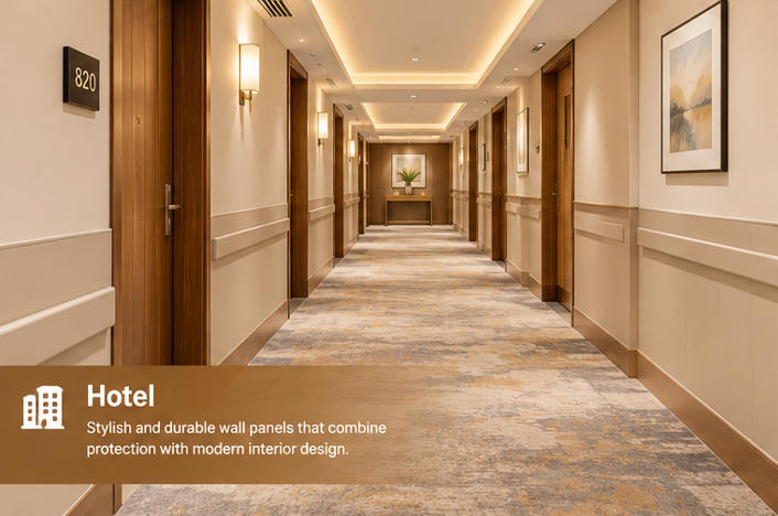 Hotel Wall Protection Panels